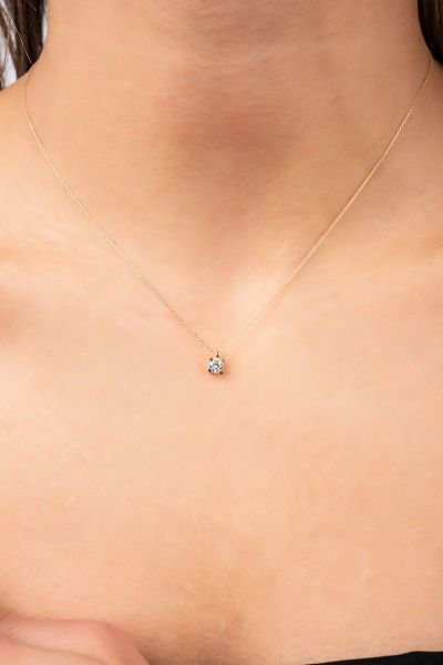 Tektas Hayalet Altın Kolye 8KLY803 - Altınaşkı