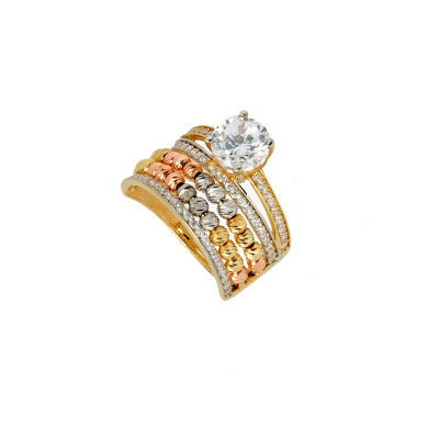 Tektaşlı Altın Alyans Yüzük 14YZ86 - Altınaşkı