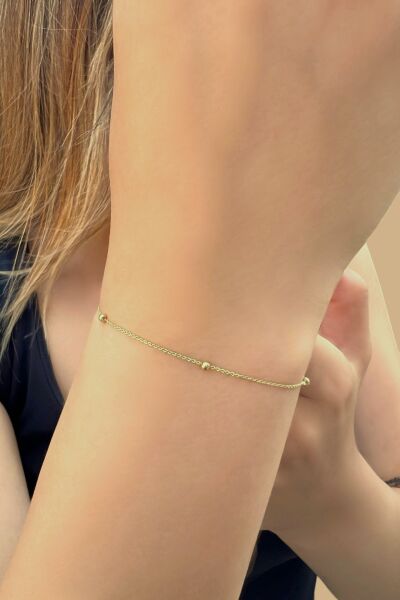 Toplu Altın Bileklik 14KNY2765 - Altınaşkı