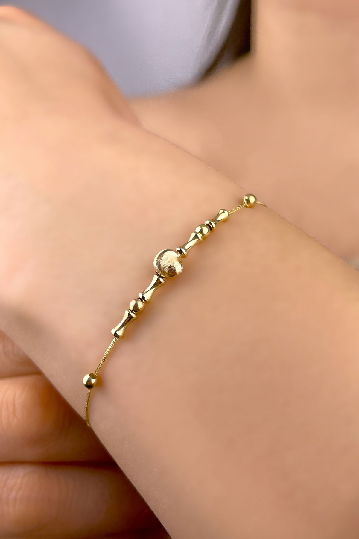 Toplu İtalyan Altın Bileklik 14KNY902 - 1