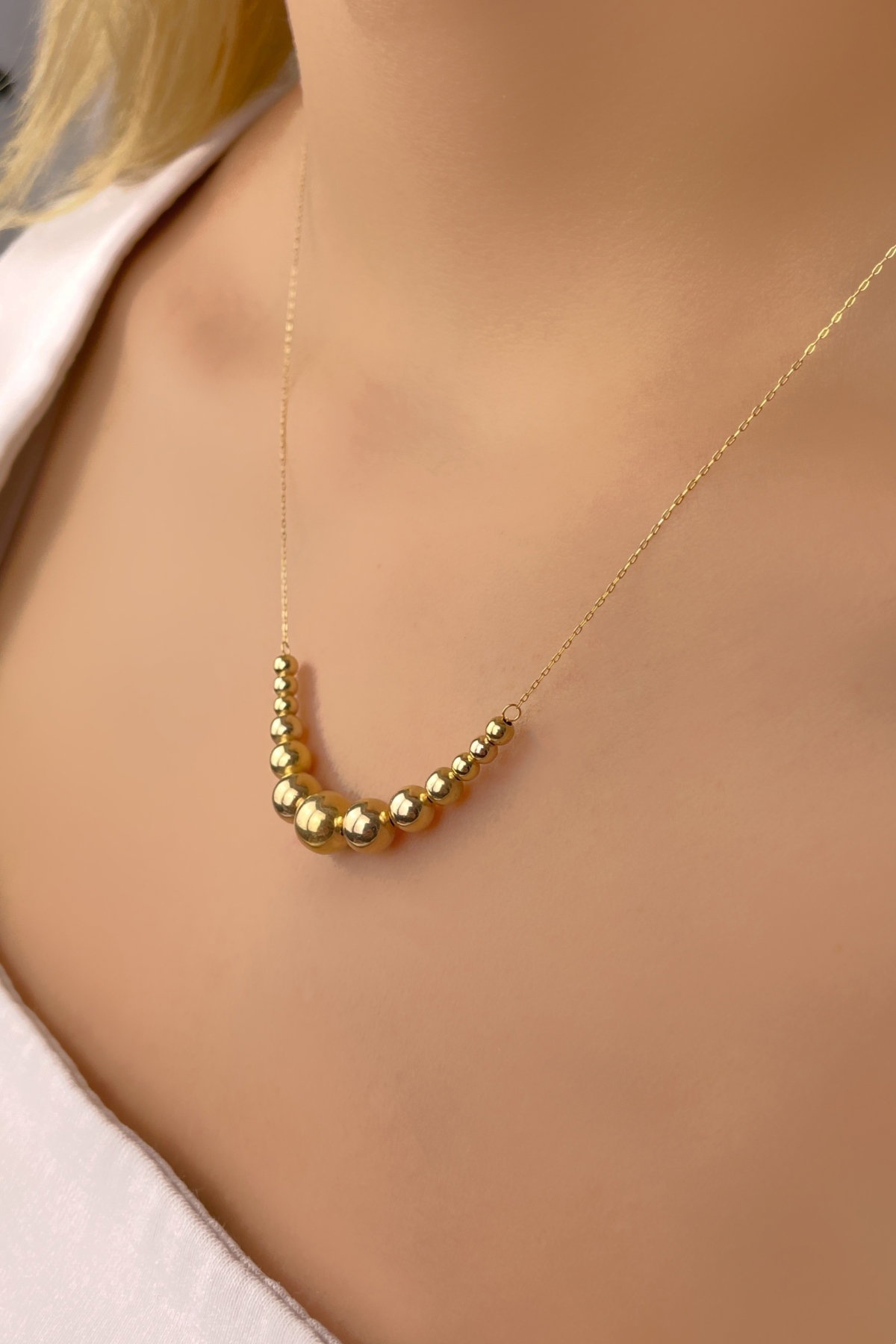 Toplu İtalyan Altın Kolye 14KLY1129 - 1