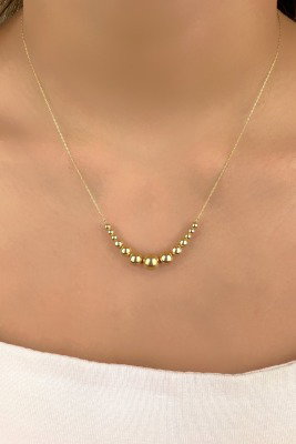 Toplu İtalyan Altın Kolye 14KLY1129 - 2