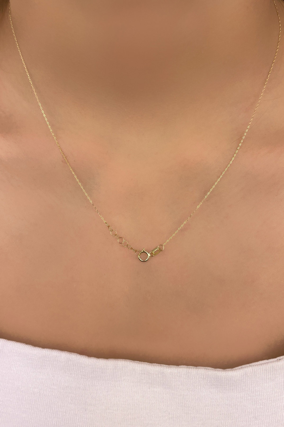 Toplu İtalyan Altın Kolye 14KLY1129 - 3