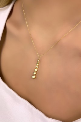 Toplu İtalyan Altın Kolye 14KLY1131 - 1