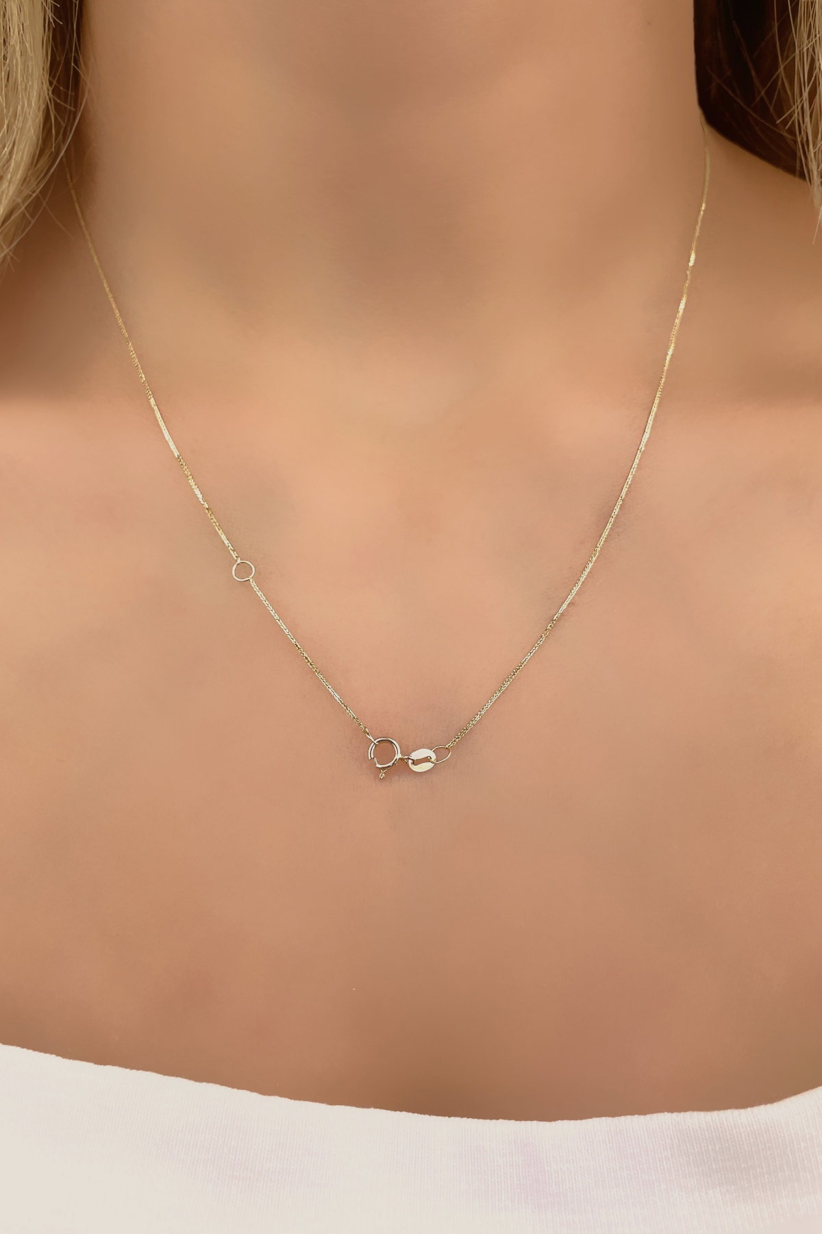 Toplu Kalp Altın Kolye 14KLY9350 - 3