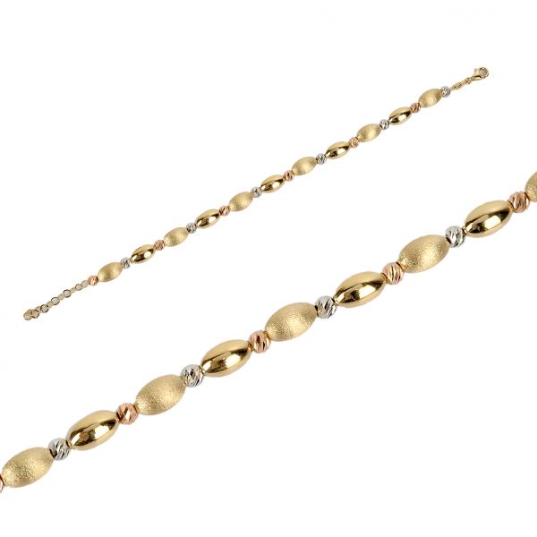 Toplu Taşsız Altın Bileklik 14KNY608 - Altınaşkı