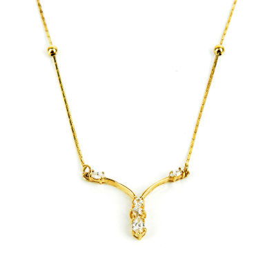 Tria Altın Kolye 14KLY50 - Altınaşkı