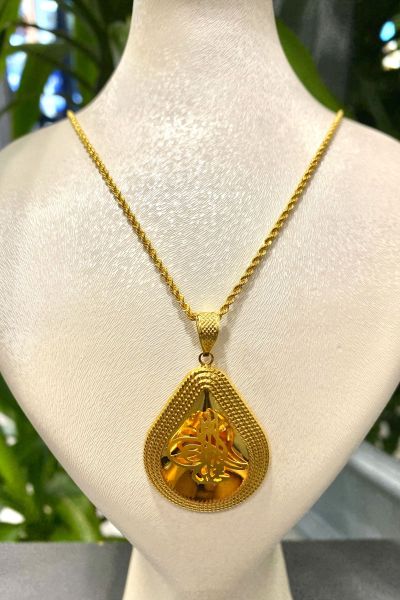 Tuğra Altın Kolye 14KLY3158 - Altınaşkı