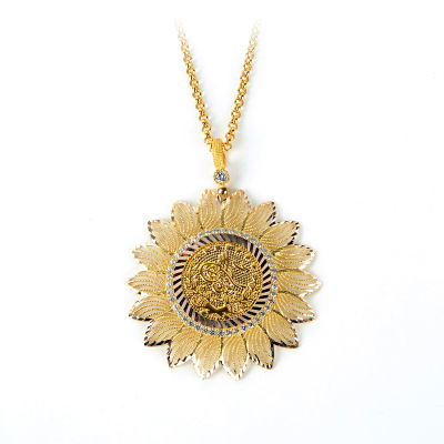 Tuğralı Altın Kolye 14KLY137 - Altınaşkı