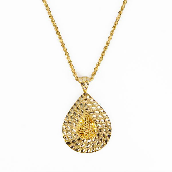 Tuğralı Altın Kolye 14KLY2150 - Altınaşkı