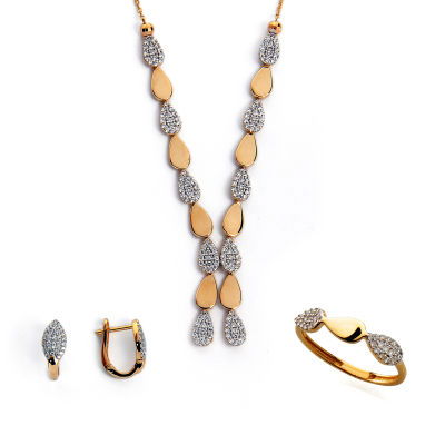 Üçlü Altın Set 14MNST31 - Altınaşkı