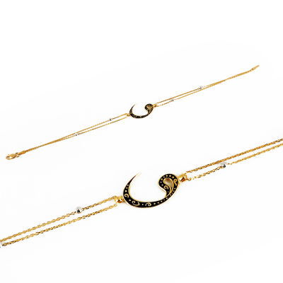 Vav Altın Bileklik 14KNY48 - Altınaşkı