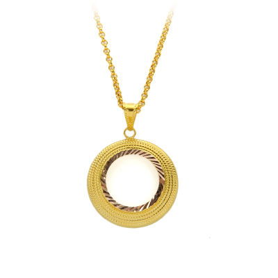 Yarım Altın Çerçeve Kolye 14CRCV25 - Altınaşkı