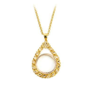 Yarım Altın Çerçeve Kolye 14CRCV26 - Altınaşkı