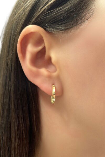 Yeşil Altın Ajda Küpe 14KP2274 - Altınaşkı