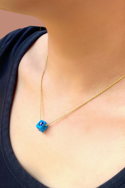 Yeşil Altın Halat Zincir 14ZNR2333 - Altınaşkı