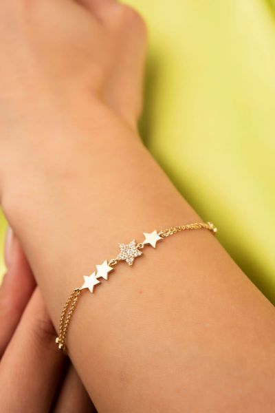 Yıldız Altın Bileklık 14KNY3866 - Altınaşkı