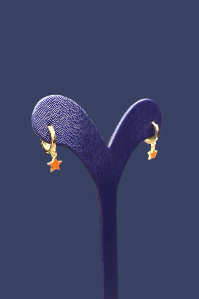 Yıldız Altın Çocuk Küpesi 14KP5186 - Altınaşkı