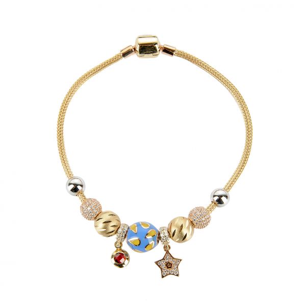 Yıldızlı Altın Bileklik 14PNR025 - Altınaşkı