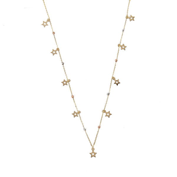 Yıldızlı Altın Kolye 14KLY2204 - Altınaşkı