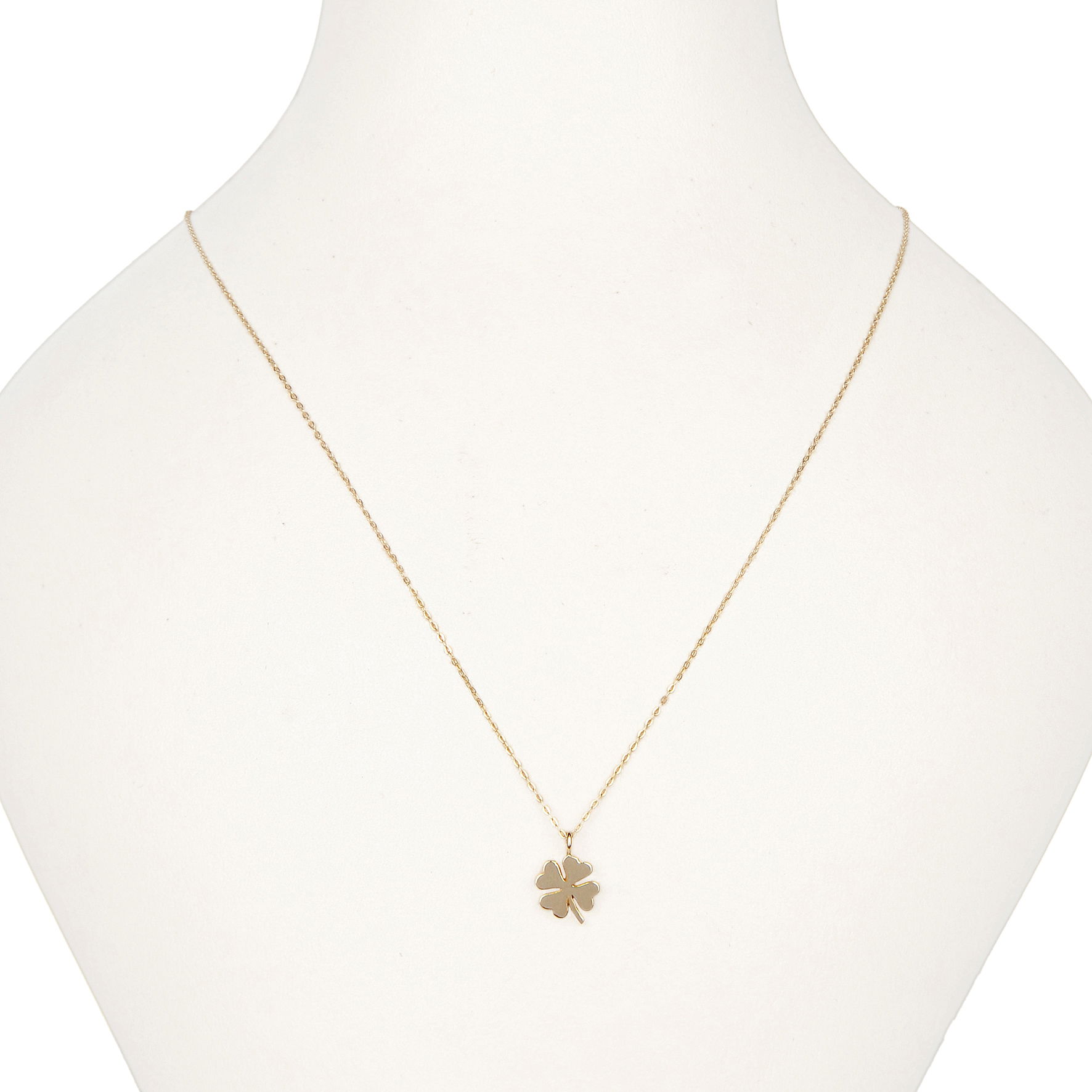 Yonca Hayalet Altın Kolye 8KLY793 - 3