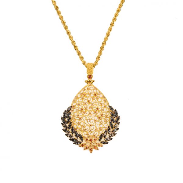 Zeytin Dalı Altın Kolye 14KLY1487 - Altınaşkı