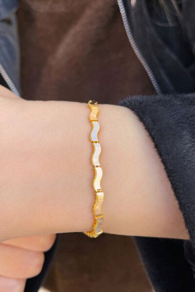 Zikzak Ajda Altın Bileklik 14KNY9463 - Altınaşkı