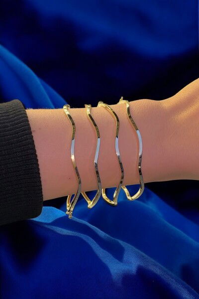 Zikzak Altın Bilezik 14KLPC1724 - Altınaşkı