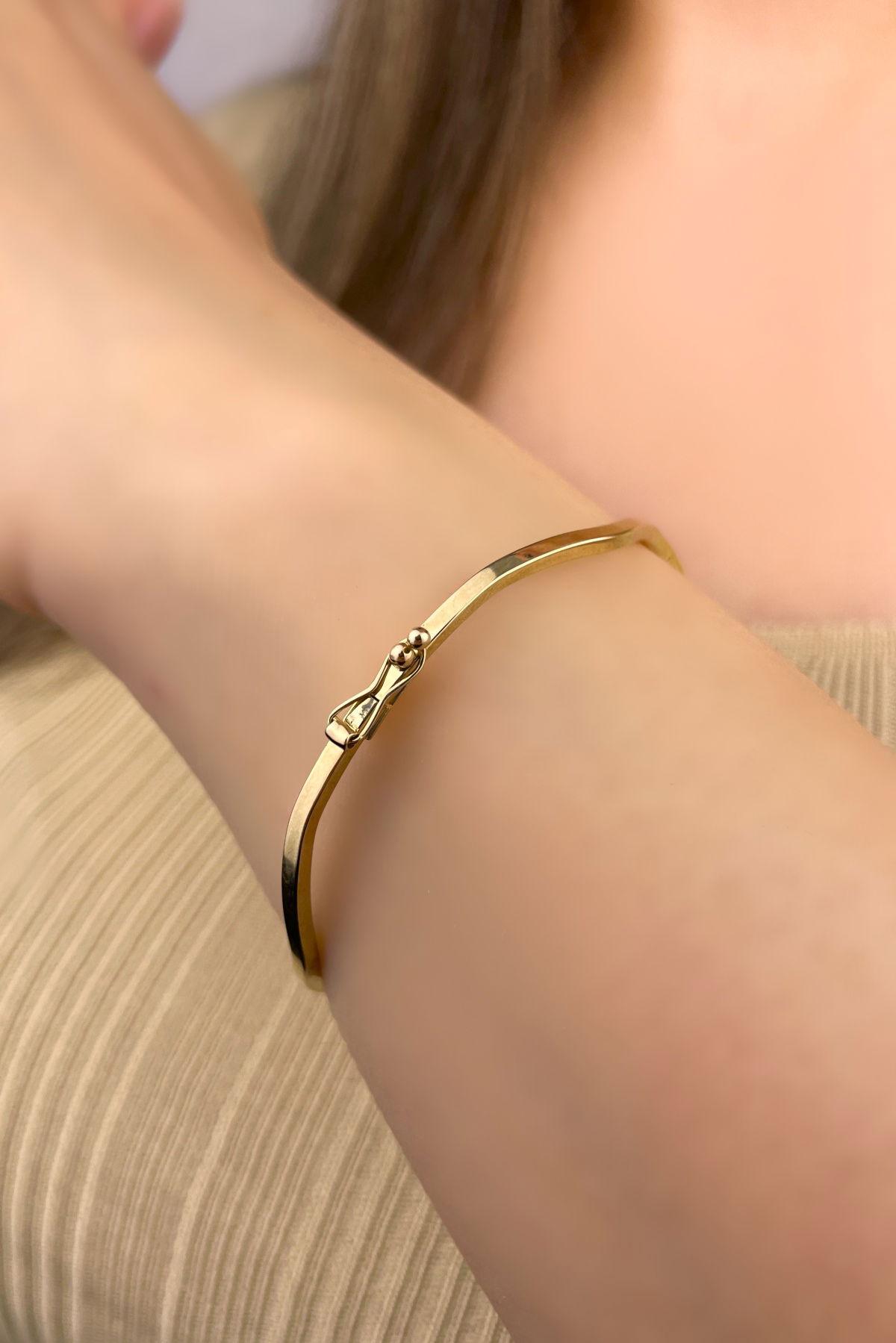 Zikzak Altın Bilezik 14KLPC1724 - 3