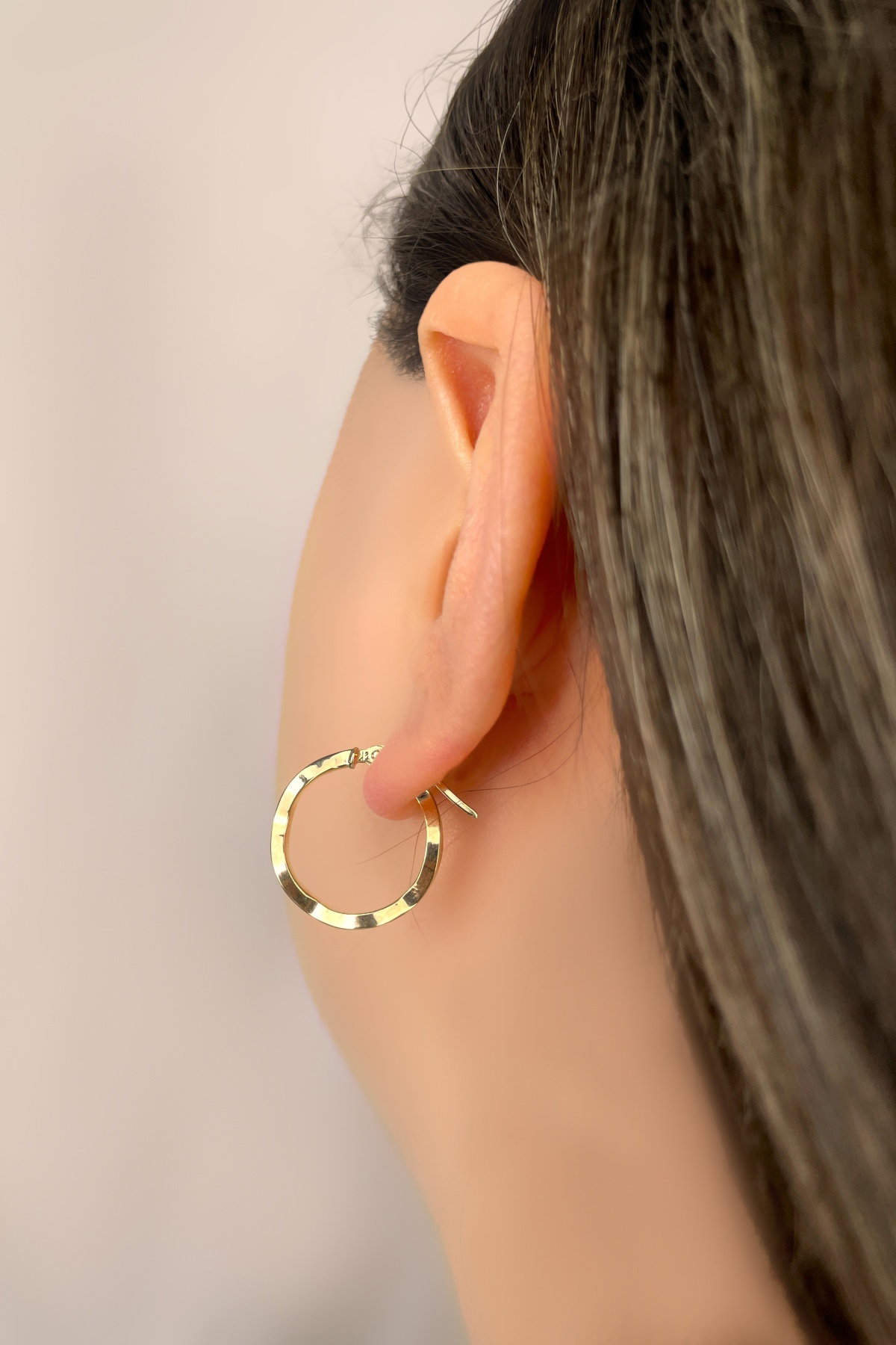 Zikzak Altın Küpe 8KP2771 - 1