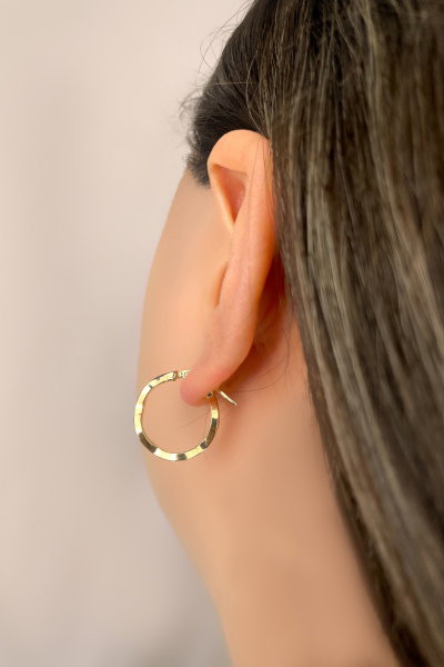 Zikzak Altın Küpe 8KP2771 - Altınaşkı