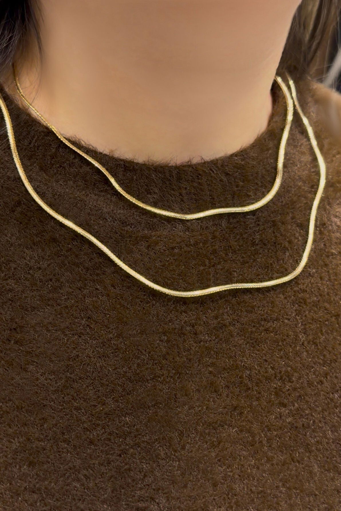 Zikzak İtalyan Altın Kolye 14KLY7656 - 2